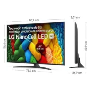 LG 43" Smart TV 4K Ultra HD NanoCell HDMI 2.1 Gaming