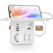 Enchufe USB C PD20W con Interruptor y Carga Rápida
