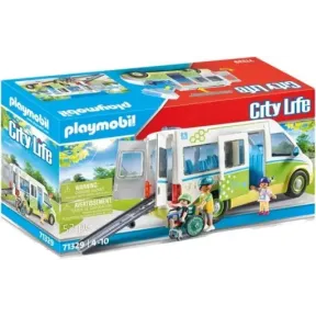 Autobús Escolar PLAYMOBIL City Life con Accesorios