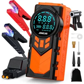 Compresor 4 en 1 JDMCAR para Coche con Pantalla LCD