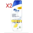 Champú Anticaspa H&S Citrus Fresh para Pelo Graso - 2 Unidades