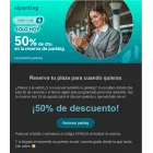 Reservas de Parkings -50% en ElParking