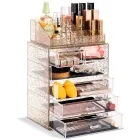Organizador de joyas y cosméticos en acrílico