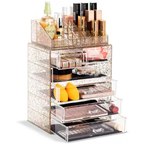 Organizador de joyas y cosméticos en acrílico