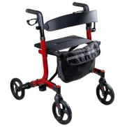 Andador Comfort Plus con ruedas, LED, timbre y portavasos