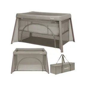 Cuna 2 en 1 LIONELO Mila: Ultraligera y con colchón beige