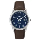 Reloj clásico Timex Easy Reader 38 mm con correa de cuero