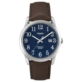 Reloj clásico Timex Easy Reader 38 mm con correa de cuero