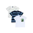 Set de 3 Camisetas Chicco para Niño, 100% Algodón.