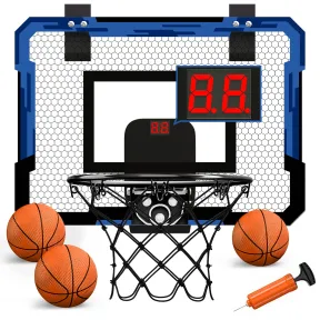 Canasta de Baloncesto Interior Mini con 3 Pelotas y Marcador