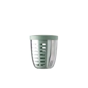 Tupper Ellipse Mepal para fruta y verdura con tenedor (600 ml)