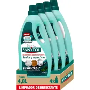 Limpiahogar Eucaliptus Sanytol 4x 1,2L