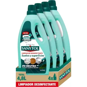 Limpiahogar Eucaliptus Sanytol 4x 1,2L