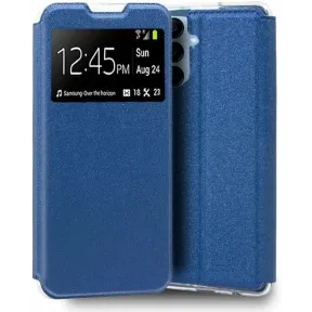 Funda Flip Cover Azul Liso para Samsung Galaxy A25 5G