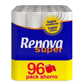 Papel Higiénico Super 96 Rollos - Renova