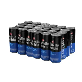 Cerveza Sin Alcohol Estrella Galicia 0,0 - 24 Latas x 33 cl