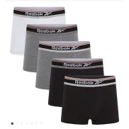 Pack de 5 Calzoncillos Bóxer Reebok Multicolor (S, M, L, XL)
