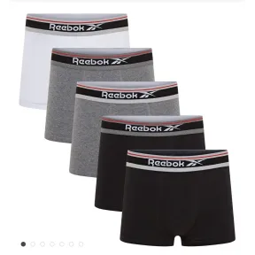 Pack de 5 Calzoncillos Bóxer Reebok Multicolor (S, M, L, XL)