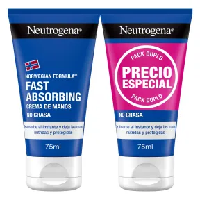 Crema de Manos No Grasa Neutrogena Fórmula Noruega 2x75ml