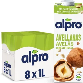 Bebida de Avellana Alpro 8x1L