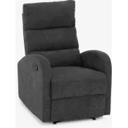 Reclinable NAKSKOV en gris oscuro, sillón cómodo y elegante