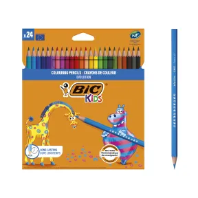 Lápices de Colorear BIC Kids Evolution ECOlutions - 24 Colores