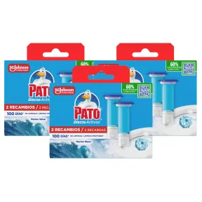 Limpieza y frescura para inodoros: Pato Discos Activos 36Pz