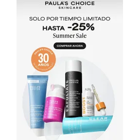 Descuento de hasta el 25% en Paula’s Choice