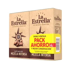 Café Molido Mezcla La Estrella - 500gr (2x250gr)