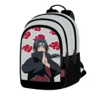 Mochila escolar doble compartimento Naruto Itachi multicolor