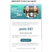 Vía-T ElParking por 5€ con envío e IVA. España, Portugal, Francia