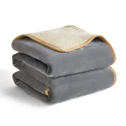 Manta Reversible Impermeable para Mascotas 152x127 cm, Gris
