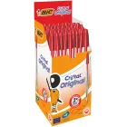 Bolígrafos BIC Cristal Rojo - Caja de 50 unidades, punta media