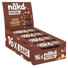 Barritas Raw Nākd. Cacao Avellana | 7g Proteína Vegana