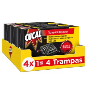 Trampas Doble Cebo Cucal para Cucarachas (pack de 3)