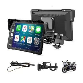 Pantalla Moto 7 con CarPlay, Android Auto y TPMS IPX67