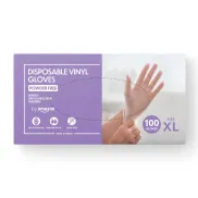 Guantes Desechables de Vinilo XL, 100 Pcs, Sin Polvo y Látex