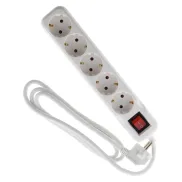 Regleta blanca 5V con interruptor de 1,4M