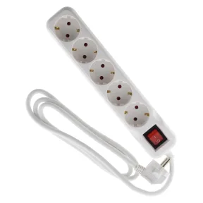 Regleta blanca 5V con interruptor de 1,4M