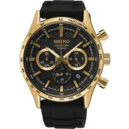 Reloj robusto Seiko Neo Sports con detalles dorados