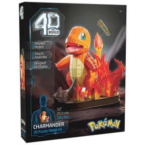 Puzzle 3D Charmander - 241 Piezas 4D Build