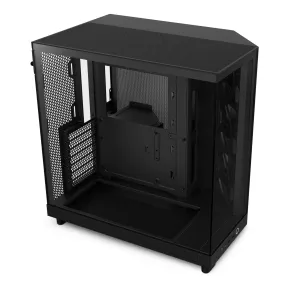 NZXT H6 Flow: Caja Compacta ATX Doble Cámara Negra