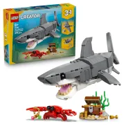 Tiburón Feroz LEGO Creator 3en1 con Cofre del Tesoro