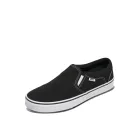 Zapatillas Asher Vans hombre en lona negro y blanco