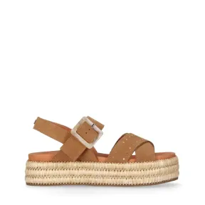 Sandalias chika10 con plataforma claro (tallas 36 a 41)