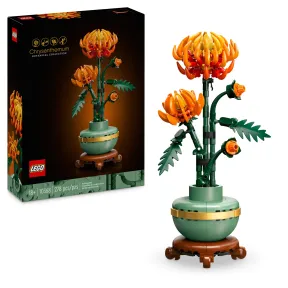 Adorno Floral Artificial LEGO Botanicals - Crisantemo para Decorar