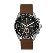 Reloj Decker para hombre Fossil con cronógrafo y cuarzo.
