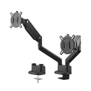Brazo universal para dos monitores 13 a 35, negro