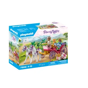 Paseo Real en Carruaje con Princesa y Príncipe PLAYMOBIL