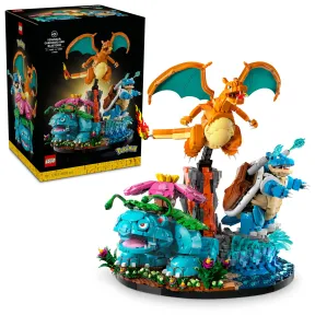 Pokémon Venusaur, Charizard y Blastoise de LEGO